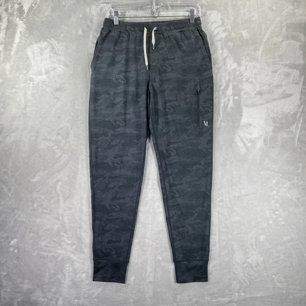 Vuori Pants mens Small 29x29 Sunday Performance Jogger Camo AOP Athletic Tapered